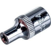 Головка торцевая Е-профиль 1/4" DR (Е4) для гайковертов Ombra 114604