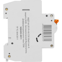 Автоматический выключатель дифференциального тока АВДТ (дифавтомат) 64 TDM ELECTRIC 2Р(1Р+N) C50 30мА тип А защита 265В SQ0205-0011