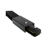 Коннектор Jazzway гибкий F-образный PTR CF-BL накладной/подвесной шинопровод черный 5014732