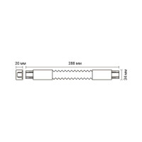 Коннектор Jazzway гибкий F-образный PTR CF-WH накладной/подвесной шинопровод белый 5014749