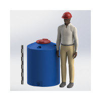Емкость с крышкой ASPLAST Ц500Д EL-22P-CA-C500L-DB