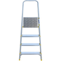 Алюминиевая стремянка Алюмет с анодированным покрытием профессиональная 4 ступени. Серия APA 7004