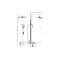 Смеситель для ванны Haiba HB24505-8
