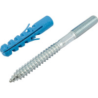 Металлический хомут Blue Ocean шуруп и дюбель - 125/М10х110 PPRF/MSHTS 125