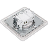 1-местная розетка Systeme Electric скрытой проводки W59 16А IP20 без заземления без защитных шторок в сборе белый RS16-153-18