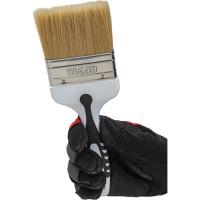 Кисть DECOR Black White универсальная 75х15мм, светлая смешанная щетина, 2К ручка 880-075