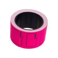 Самоклеящиеся ценники Calligrata набор из 7 роликов, в 1 ролике 200шт, 20х30мм розовые 595671