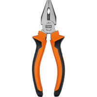 Пассатижи (плоскогубцы) TDM ELECTRIC с двухкомпонентными рукоятками, CR-V сталь, 160 мм, серия "Алмаз" SQ1010-0201