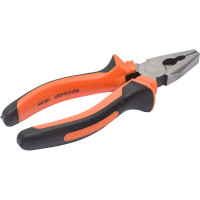 Пассатижи (плоскогубцы) TDM ELECTRIC с двухкомпонентными рукоятками, CR-V сталь, 160 мм, серия "Алмаз" SQ1010-0201