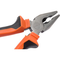 Пассатижи (плоскогубцы) TDM ELECTRIC с двухкомпонентными рукоятками, CR-V сталь, 160 мм, серия "Алмаз" SQ1010-0201