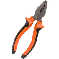 Пассатижи (плоскогубцы) TDM ELECTRIC с двухкомпонентными рукоятками, CR-V сталь, 160 мм, серия "Алмаз" SQ1010-0201