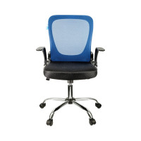 Кресло оператора Helmi HL-M04 Active, ткань, регулируемый подлокотник, хром 283161