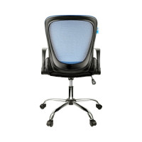 Кресло оператора Helmi HL-M04 Active, ткань, регулируемый подлокотник, хром 283161