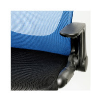 Кресло оператора Helmi HL-M04 Active, ткань, регулируемый подлокотник, хром 283161