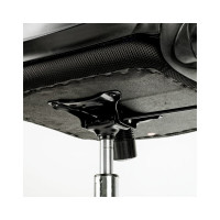 Кресло оператора Helmi HL-M04 Active, ткань, регулируемый подлокотник, хром 283161