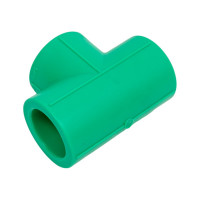 Прямой тройник Blue Ocean 25, полипропиленовый, зеленый PPRF/ET G -25