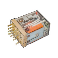 Промежуточное реле Finder 4 перекидных контакта 7А, 230В AC, 553482300054
