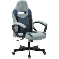 Игровое компьютерное кресло ZOMBIE VIKING 6 KNIGHT синий текстиль/экокожа VIKING 6 KNIGHT BL