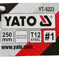 Напильник YATO по металлу плоский 250мм 1 YT-6223 37146223 092 1