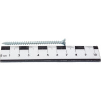 Саморез КРЕП-КОМП белый цинк, POZY, 4,5х70, 20 шт. бд4570мф