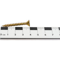 Саморез КРЕП-КОМП желтый цинк, POZY, 5х40, 50 шт. жд540мф