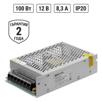 Блок питания для светодиодных лент и модулей 12v 100Вт TDM ELECTRIC 12В, IP20, металл SQ0331-0015