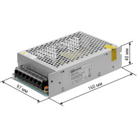 Блок питания для светодиодных лент и модулей 12v 100Вт TDM ELECTRIC 12В, IP20, металл SQ0331-0015