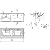 Мебельный умывальник Dreja ГАРМОНИЯ 641938