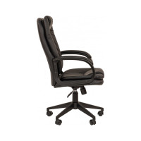 Кресло Easy Chair 695 TPU кожзам, черный, пластик 1366742