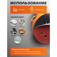 Набор кругов шлифовальных самоцепляющихся (5 шт; 115 мм) Forsage 19755 F-SD115