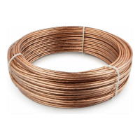 Акустический кабель Cablexpert прозрачный, 20 м, бухта CC-TC2x1,0-20M