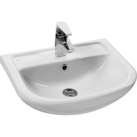 Тумба с раковиной Onika Лада 50 напольная, белая 105002