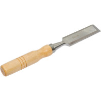 Стамеска Политех плоская, деревянная рукоятка, 24 мм, 2523024