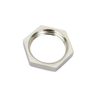 Контргайка STI  латунная Ду15 (1/2") Ру16 никелированная внутренняя резьба D270-00396