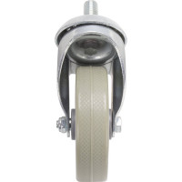 Колесо для уборочной тележки с штоком с резьбой (4 шт; 75 мм) BRABIX 605380