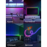 Светодиодная лента ЭРА LS5050-30LED-IP20-RGB-eco-5m Б0035602