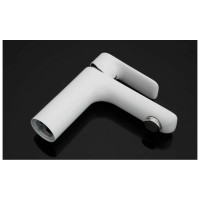 Смеситель для умывальника Gappo 25к белый хром G1048 540129