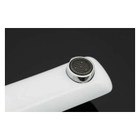 Смеситель для умывальника Gappo 25к белый хром G1048 540129