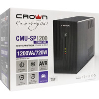 Источник бесперебойного питания CROWN CMU-SP1200 COMBO USB CM000001874
