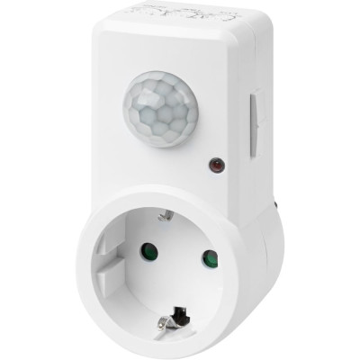 Датчик движения TDM ELECTRIC ДДР-01 1200Вт, 10-420с, 2-9м, 3+лк, 120 градусов, IP20 SQ0324-0027