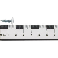 Саморез с пресс-шайбой КВАДРА крашеный, острый конец, 4.2x16, RAL 9003, кор. 100 шт. 900316107100