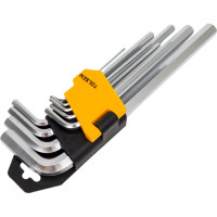 Набор шестигранников TOLSEN 9 предметов, средний 20048