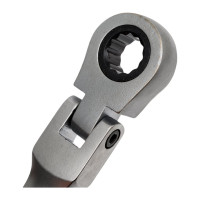 Набор комбинированных трещоточных ключей TOLSEN шарнирные, 7 предметов 15259