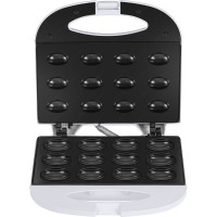 Вафельница Willmark NM-1275 12 овальных полуформ "орех", мощность 750 Вт, белая 2000192