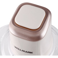 Измельчитель Willmark WMC-5288 400 Вт стеклянная чаша 1.2 л двойные лезвия резиновое основание 2001445