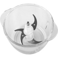 Измельчитель Willmark WMC-5288 400 Вт стеклянная чаша 1.2 л двойные лезвия резиновое основание 2001445