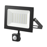 Светодиодный прожектор с ИК датчиком General Lighting Systems 70Вт 5150Лм 6500К Холодный белый свет IP65 Черный GTAB-70BT-IP65-6500-IFR 403136