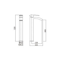 Смеситель для умывальника FASHUN A51218