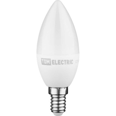 Светодиодная лампа TDM ELECTRIC С37-6 Вт-230 В-3000 К–E14 "Лампа-ДИММЕР" SQ0340-0199