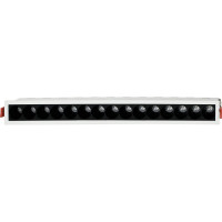 Встраиваемый светодиодный светильник RITTER Artin LED 30Вт, 2400Лм, 4200К, 414х45х55мм, алюминий, прямоугольный, белый 59998 2